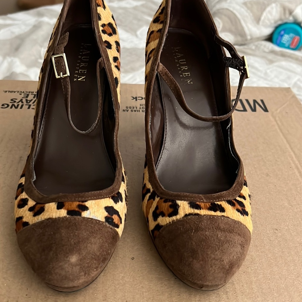 Lauren by Ralph Lauren leopard heel